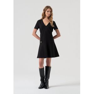 Fracomina - Jurk - Zwart - M (38)