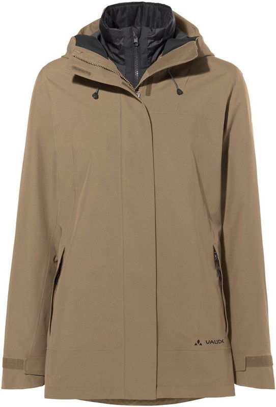 VAUDE - Neyland 3in1 - Hardshell Jas - Dames - Waterdicht - Met Capuchon