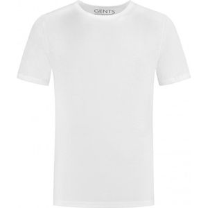 GENTS - T-shirts 2 pack ronde hals - Katoen - Wit - Maat M/M