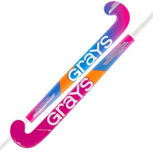 Grays houten hockeystick 200i Ultrabow Indoor Jun Stk Blauw / Roze - maat 34.0