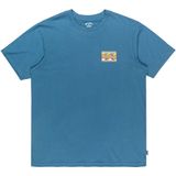 BILLABONG - CRAYON WAVE - Shirt - Saffier - Donkergeel - Greige - Oranje