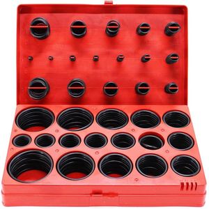 419-delige O-ring assortimentset - 32 maten afdichtingsset - O-ringen afdichtingsset - rubberen assortiment afdichtring - isolerend nitrilrubber - rubberen afdichtingen ringen - loodgieters auto's en reparatie