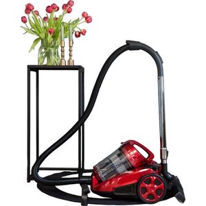 Herenthal CSCM1400 Stofzuiger Zonder Zak - 3 Liter - Cyclonische Stofzuiger - Stofzuigers - 5 Niveaus Filtering- Sterke Zuigkracht - Vacuum Cleaner - Compact en Licht - Gemakkelijk Schoon Te Maken - Rood