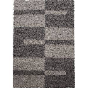 Shaggy Vloerkleed | Tapijt | Gala | Taupe | 280x370 cm