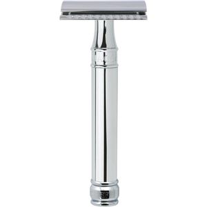 Klassiek Tweekantig Scheermes voor Mannen en Vrouwen - Handmatig en Milieuvriendelijk, Geschikt voor Scheerschuim of Zeep