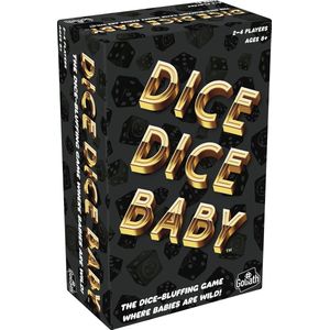 Bluf je weg naar succes met Dice Dice Baby - het ideale dobbelspel voor gezinnen en vrienden! Leeftijd 8+, 2-4 spelers.