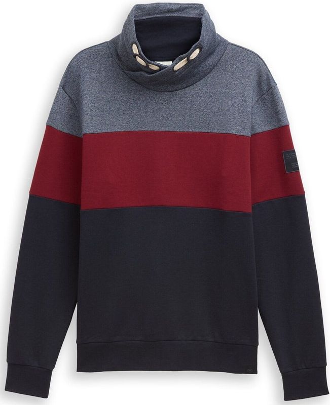 Tom Tailor Snood Sweatshirt met colour blocking
