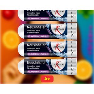 Lucovitaal Neusinhaler - Lavendel - 4x Voordeelverpakking!