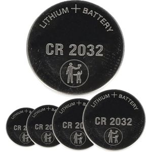 Batterij CR 2032 - Lithium CR2032 3V Batterijen - Set van 5 Stuks - Elektronica, Batterijen en Opladers - knoopcelbatterij 3V- (DL2032/CR2032)