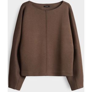 Opus - Sweat 10473013433384 - Donker Bruin - Sweater