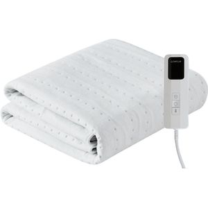 Comfeur - Elektrische Onderdeken - 190x80 cm - Warmte Deken - 9 Warmtestanden - 5 Timer-settings