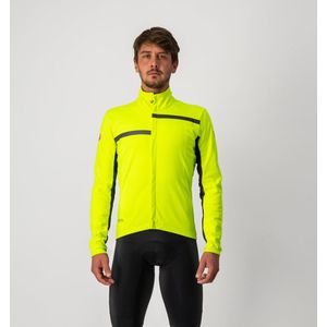 Castelli Fietsjack Lange mouwen Heren Fluo - Transition 2 Jacket Yellow Fluo - M