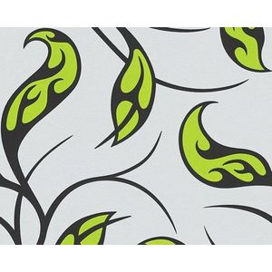 GROEN GRIJS MODERN BEHANG LARS CONTZEN 95525-5
