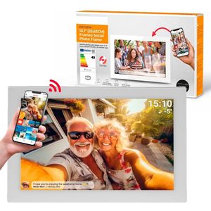Lexium Digitale Fotolijst - Digitale Fotolijsten - Digitale Fotolijst met WiFi - Digitale Fotokader - Digitale Fotolijsten met WiFi - Fotokader