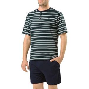 Heren Pyjamaset Korte Mouw voor Zomer - Gestreept en Comfortabel