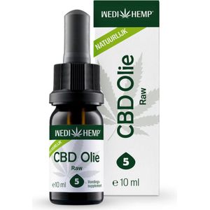 Wedihemp CBD olie 5% Raw - 10ml
