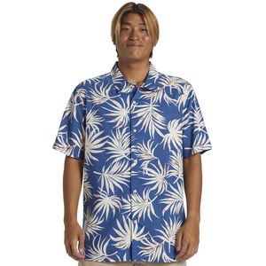 Quiksilver Beach Club Casu Overhemd Met Korte Mouwen Blauw M Man