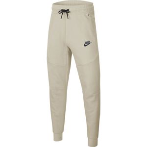 Nike Sportswear JR Tech Fleece Joggingbroek - Beige - Jongens Maat XS