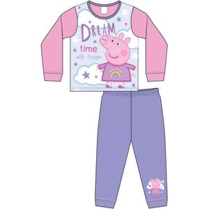 Peppa Pig pyjama - Dream Time - roze - Peppa Big pyama - maat 104/110