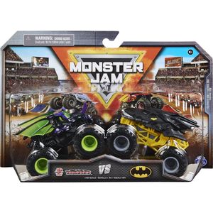 Monster Jam truck schaal 1:64 - 2-pack Bakugan Dragonoid & Batman monstertruck 9 cm
