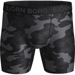 Bjorn Borg 1p SHORTS BB TONAL CAMO - Sportonderbroek performance - mannen - zwart - S