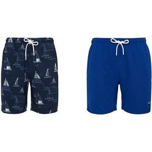 Set van 2 zwembroek La V boten /Blauw 170-176 (S)