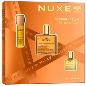 NUXE - Huile Prodigieuse Or Glow - Geschenkset - 50 ml - 10 ml - Huidverzorging