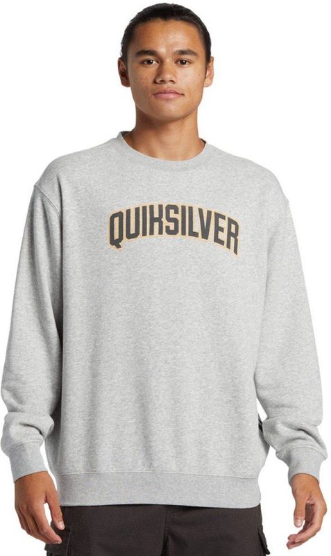 Quiksilver - Graphic Sweatshirt - Pullover - Antraciet - Katoen Polyester Mix