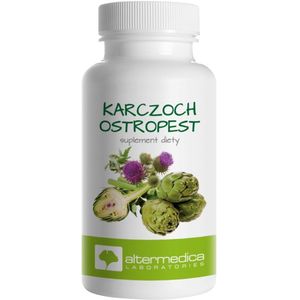 ARTISJOK MARIADISTEL Voedingssupplement 60kaps Silymarine - Levergezondheid - Voorraad voor 2 maanden.