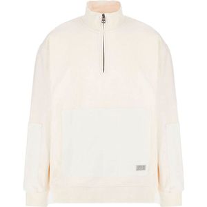 Guess Eco Tyler Wshd Sweatshirt Met Rits Beige 2XL Man