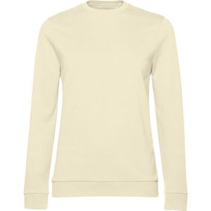 Sweater 'French Terry/Women' B&C Collectie maat S Pale Yellow/Geel