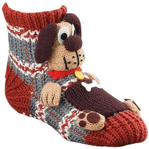 Damessokken | Antislip | ook geschikt als pantoffels | per paar verkrijgbaar | hond of kat uitvoering