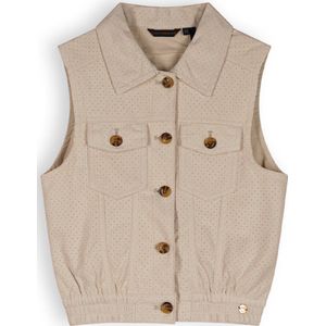 Nono N312-5314 Meisjes Gilet - Snow White - Maat 158-164