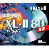 Maxell - CD-RW 80 - Optische Gegevensdrager - 1 Stuk - Audio