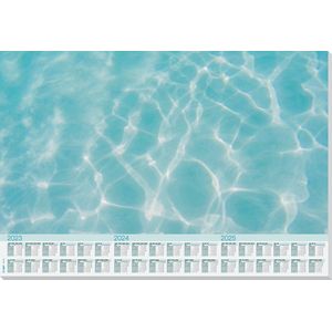 Sigel designonderlegger - papier - Cool Pool - A2 - jaren 2023/2024/2025 - SI-HO306