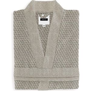 iSleep - Grant - Badjas - Taupe - 100% Katoen - Unisex