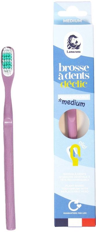 Lamazuna - Tandenborstel - Lilac - Medium - 1 Stuks