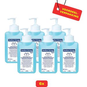 Hartmann - Sterillium Pure - Handgel - 6x 475 ml - Voordeelverpakking