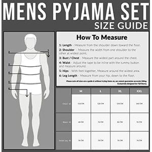 Warme Fleece Heren Pyjama met Hoody - Comfortabele Nachtkleding in Diverse Maten