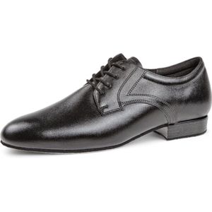 Dansschoenen Diamant 085 - 075 - 028 - Extra comfort - Schokdempende hielkussen - Klassieke heren dansschoenen - Suede zool - Vetersluiting - Ultrazacht - Ballroom, Social, Vrijetijds dansen - Diamant - Zwart - 47 1/2