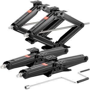 Krik – Schaarkrik – Caravankrik – Camperkrik – Stabilisatiekrik – Draagvermogen 4082 kg – Verstelbare Hoogte 10-59,5 cm