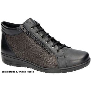 Solidus -Dames - zwart - bottines - maat 38