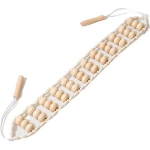 RugMassage - Massage Apparaat - Rug Massage Apparaat - Massage - Rugmassage Stok - Massage Stok - 120cm - hout - Rug/Nek/Schouder/Buik/Taille/Armen/Benen - Houten Massage Stok -Houtkleur