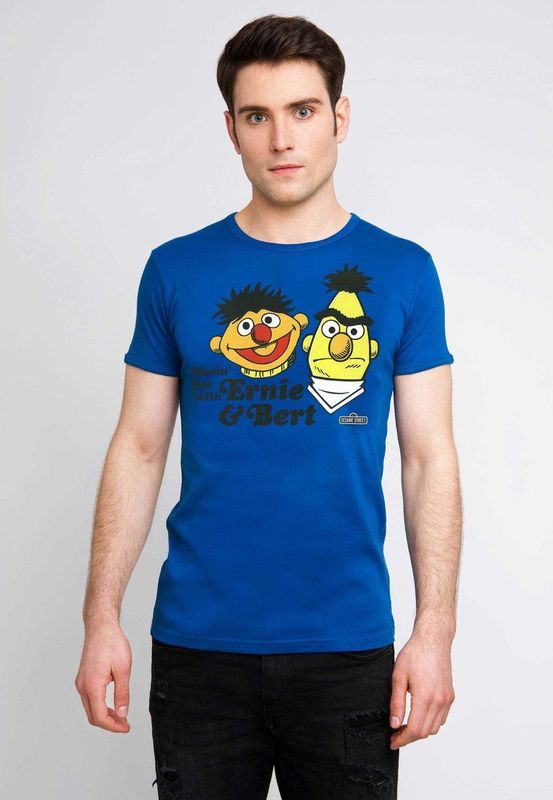 Logoshirt - T-Shirt - Heren - Ernie und Bert