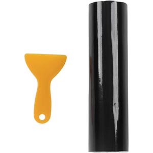 Sun Visor Strip Shiny Black 140x20cm Universal PVC Windshield Sticker for Automobiles