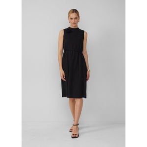 s.Oliver BLACK LABEL - Knielange Jurk - Effen - Lyocellmix - Mouwloos