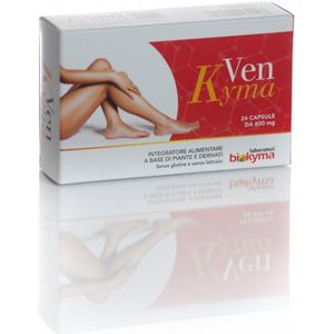 Biokyma - Kymaven tegen zware benen met Centella asiatica, ruscus, hamamelis - 24 capsules - ondersteunt bloedvaten en bloedcirculatie - Vegan