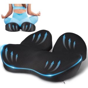 Orthopedisch Zitkussen voor Comfortabele Zitervaring - Perfect voor Auto, Kantoor, Bank en Rolstoel