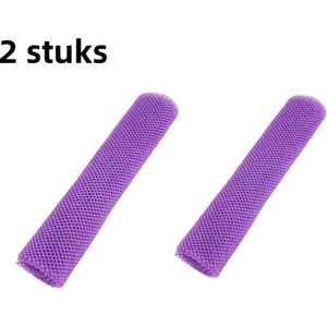 2-pack - Exfoliërende badnet - Saunahanddoek voor baden en rugscrub - Decontaminatie - 30*80cm - Paars