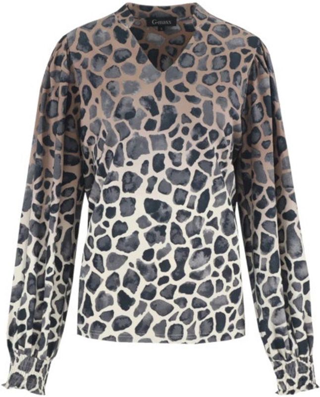 G-Maxx - Darina - Top - Wood ash/grey brown